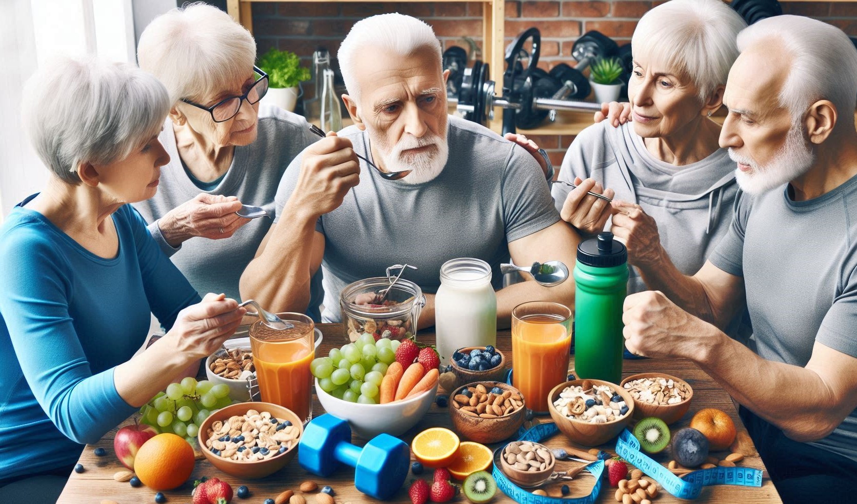 Recovery Nutrition for Older Adults Engaged in Fitness